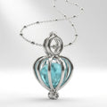 Glowing Moonstone Pendant Necklace