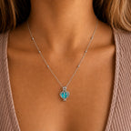 Glowing Moonstone Pendant Necklace